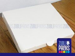 100 - Caja chica blanca sublimable para playera con interior café. - comprar en línea