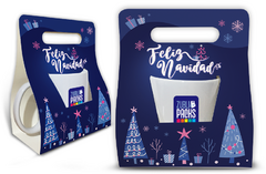 100 - Blister Para Taza De 11 Oz Impreso navideño - Colección 1 - Zublipacks