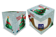 25 Caja para taza de 11 oz Impreso Navideño - Narbol