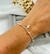 Pulseira Bolinhas e Cruz Prata. - comprar online