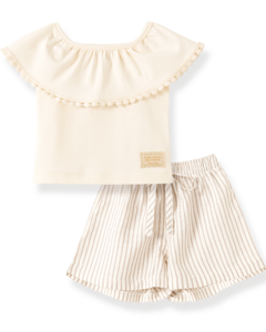 CONJUNTO BLUSINHA COTTON/ SHORTS VISCOSE PINGO LELÊ