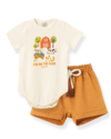 CONJUNTO BODY/ SHORTS FAZENDINHA- PINGO LELÊ