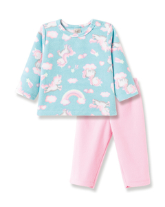 CONJUNTO PIJAMA SOFT TÉRMICO UNICÓRNIO- PINGO LELÊ