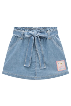 Short Saia Jeans Kukiê