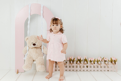 VESTIDO COM GOLA E CALCINHA ALGODÃO EGÍPCIO MINI BEAR - comprar online