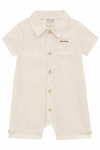 Macaquinho Linho Polo Off White LucBoo