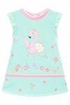 VESTIDO EM MEIA MALHA FLAMINGO KUKIÊ