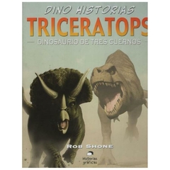 triceratops. dinosaurio de tres cuernos rob shone