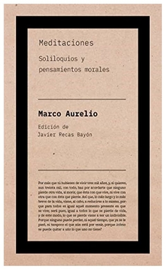 meditaciones soliloquios y pensamientos morales marco aurelio salto de página