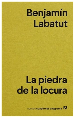 la piedra de la locura benjamín labatut anagrama