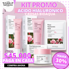 KIT ROSAS Y ACIDO HIALURONICO BIOAQUA