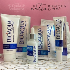 KIT DE ANTI ACNE BIOAQUA SUERO + CREMA + MASCARILLA +JABON