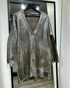 Cardigan Foil y Botones