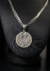 corrente de prata elo (1por1) 5mm + pingente yin yang carpa na internet