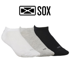 Medias Tripack Soquetes De Algodón Sox