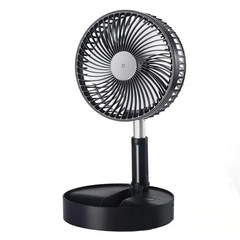 Ventilador Portátil recarregável com apoio luz e 3 velocidades - comprar online