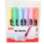 MARCADOR TRABI BIG BRUSH PASTEL PUNTA PINCEL BLISTER X 6 COLORES