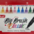 MARCADOR TRABI ART BRUSH PUNTA PINCEL X 10 COLORES