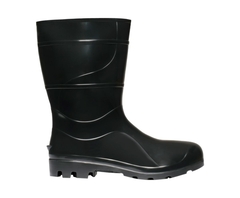 BOTA PVC PRETA CANO 28CM S/FORRO S/BICO CA 32169 - CARTOM