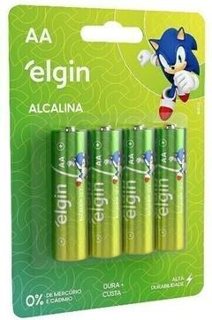 PILHA ALCALINA (AA) 1,5V - ELGIN