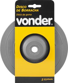 DISCO DE BORRACHA PARA LIXADEIRA 7", RÍGIDO - VONDER na internet