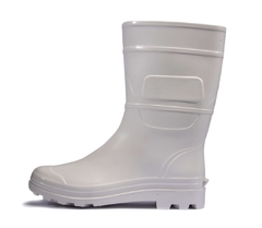 BOTA PVC BRANCA CANO 28CM C/FORRO S/BICO CA 32169 - CARTOM