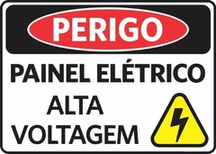 PLACA DE SINALIZAÇÃO PE - PAINEL ELÉTRICO