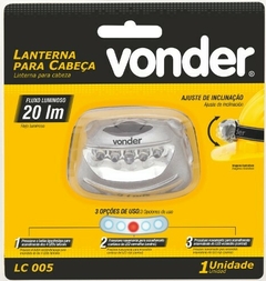 LANTERNA LED PARA CABEÇA - VONDER