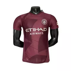 Camisa Manchester City Third III 24/25 Jogador - Vinho - comprar online