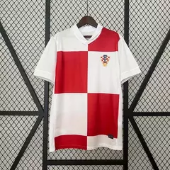 Camisa Croácia Home I 2024 - Vermelho/branca