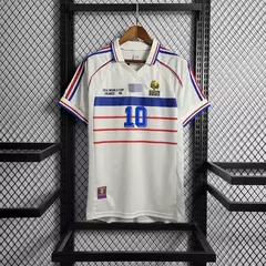 Camisa Retrô França Away II ZIDANE 10 - 1998 - comprar online