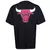 Camiseta Regular NBA Chicago Bulls Core Manga Curta Preta - comprar online