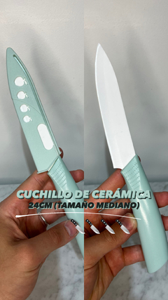 Cuchillos de Cerámica Línea Pastel CHICO MEDIANO O GRANDE - tienda online