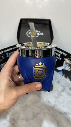 MATE AFA AZUL INCLUYE BOMBILLA - comprar online