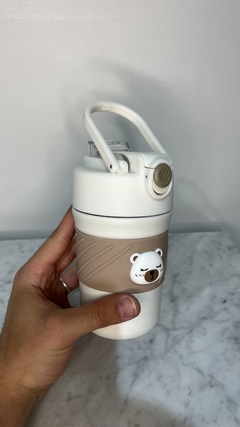 VASO DE ACERO INOXIDABLE DOBLE PICO BROWN BEAR