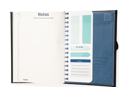 AGENDA NEGRA 15x21 SV PERPETUA - tienda online