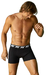 Calzoncillo boxer de algodón con lycra cintura expuesta (1387) - comprar online