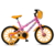 BICICLETA COLLI AURORA FEST ARO 16 S/M FEM ROSA NEON COM LARANJA