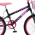 BICICLETA COLLI JULLY ARO 20 S/M PRETO FOSCO D - loja online