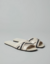 Brunello Cucinelli Nappa leather slides with monili - comprar online