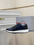 Prada tênis em couro masculino - "azul" - loja online