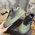 Valentino ONE STUD XL NAPPA LEATHER LOW-TOP SNEAKER "verde preto" na internet