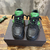 Imagem do Valentino ONE STUD XL NAPPA LEATHER LOW-TOP SNEAKER "preto verde"