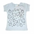 Blusa Infantil Feminina - Blusa de Colorir sorvetinho Gatinha