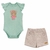 Conjunto infantil Feminino - Conjunto Ursinha Bordada