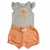 Conjunto infantil Feminino - Conjunto Cavalo Marinho