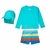 Trio Praia Infantil Masculino - Moda Praia Tip Top Dino - comprar online