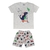 Pijama Infantil Masculino - Pijama Dino Patinete Curto