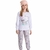 Pijama Infantil Feminino - Pijama Gatinha Longo