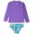 Trio Praia Infantil Feminino - kit Solar Tip Top Sereia - comprar online